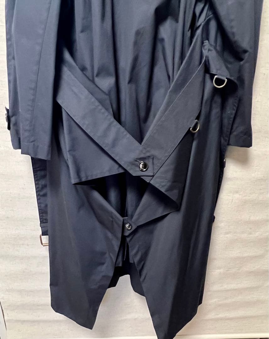 バレンシアガ☆ランウェイトレンチコート☆ネイビー