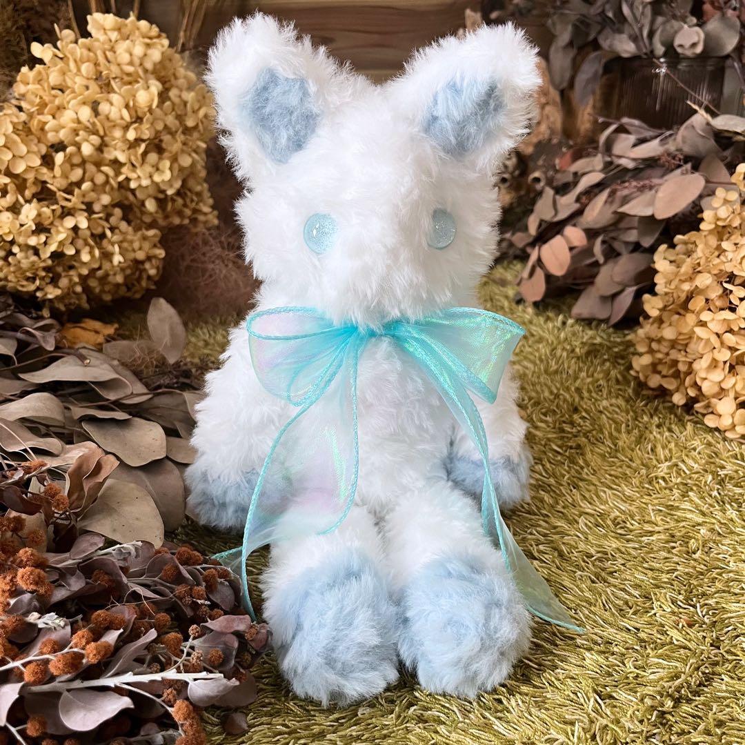 【sample】　あみぐるみ　オーダーメイド　ぬいぐるみ　アートドール　猫　白猫