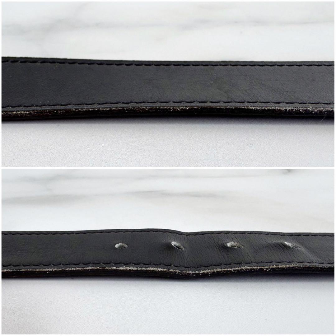 エルメス メンズ リバーシブルベルト ケープコッド 32 黒／ショコラ85