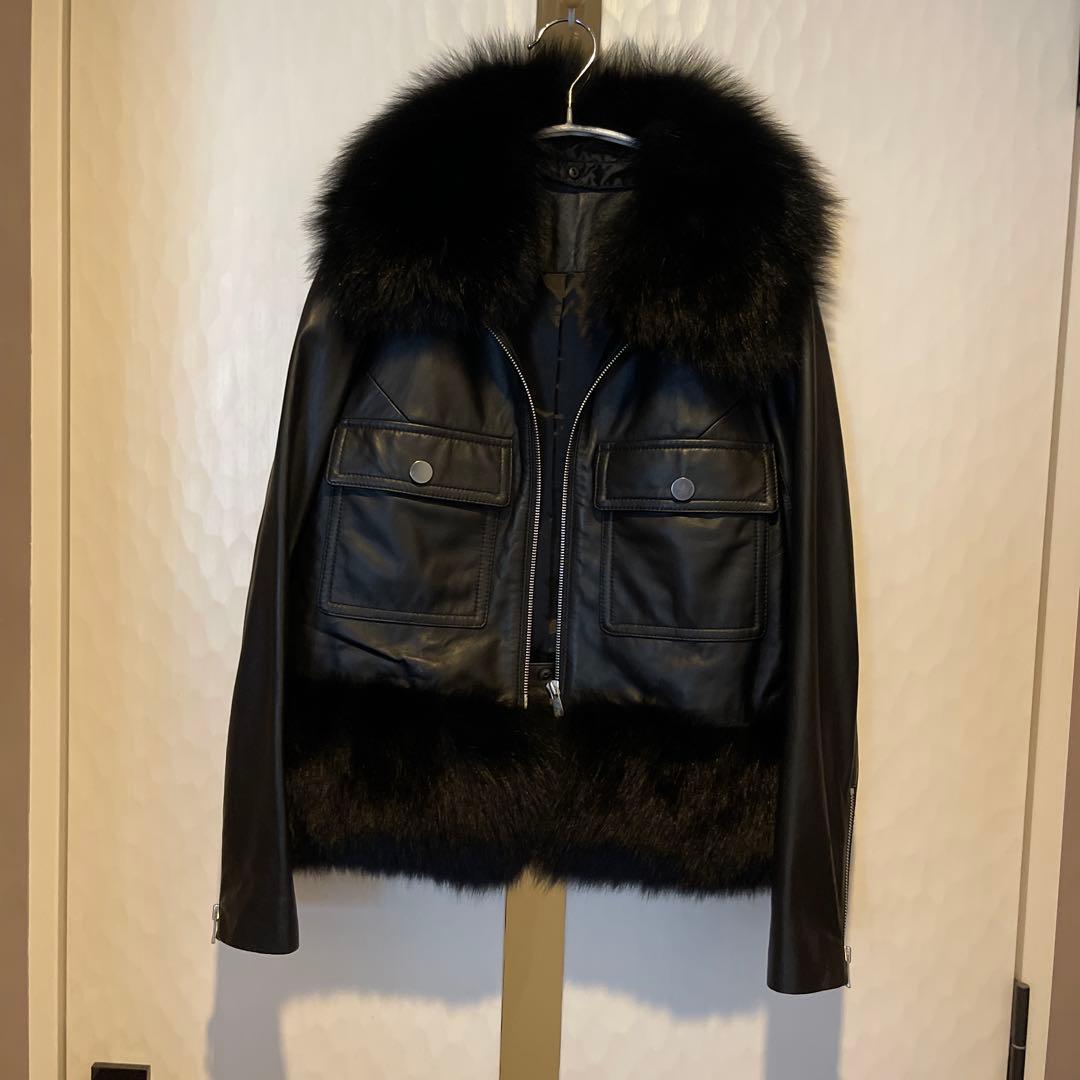 ダイアグラム　レザー・ファーコンビジャケット