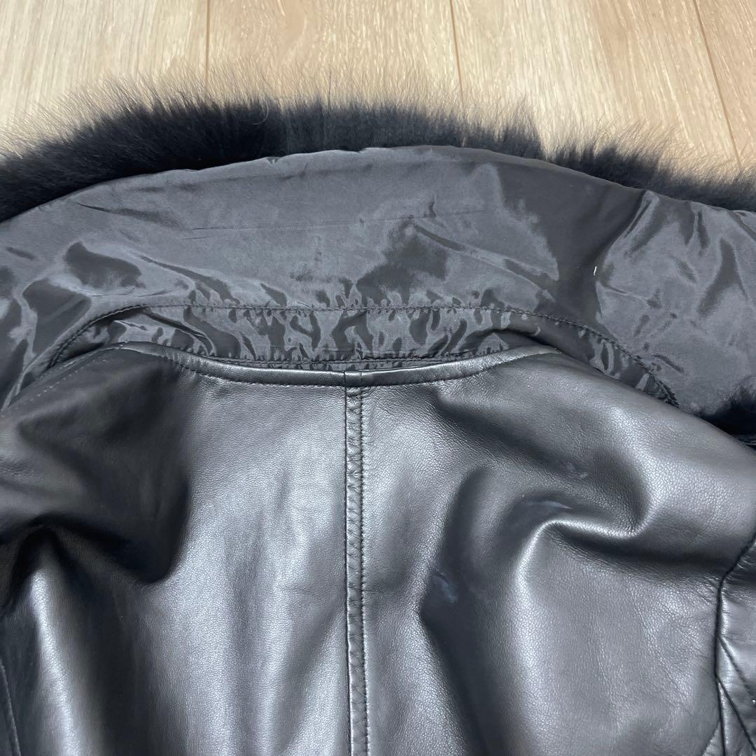 ダイアグラム　レザー・ファーコンビジャケット