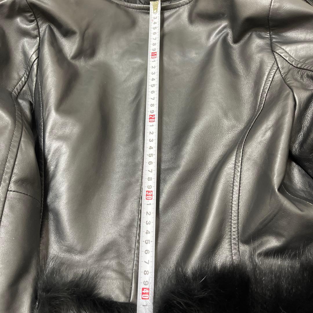 ダイアグラム　レザー・ファーコンビジャケット