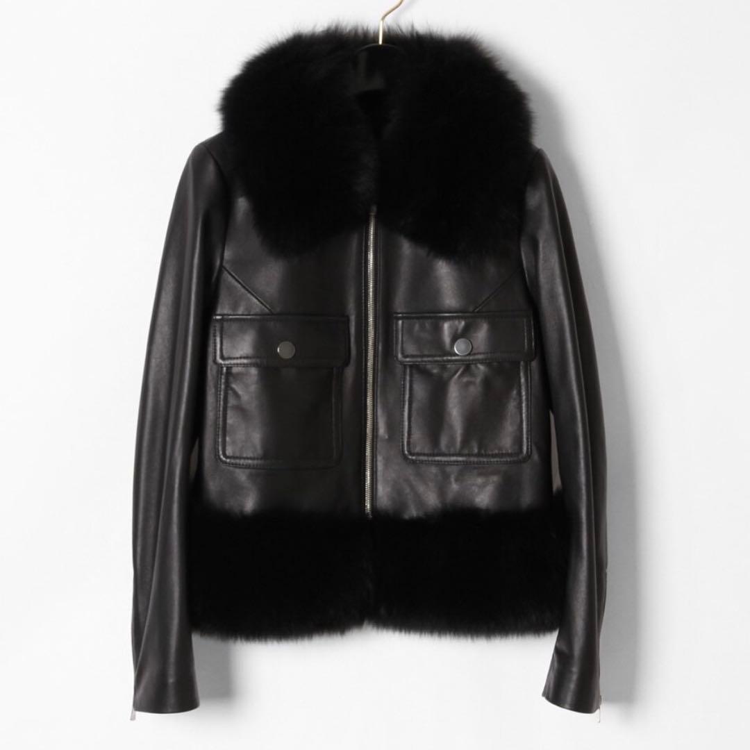 ダイアグラム　レザー・ファーコンビジャケット