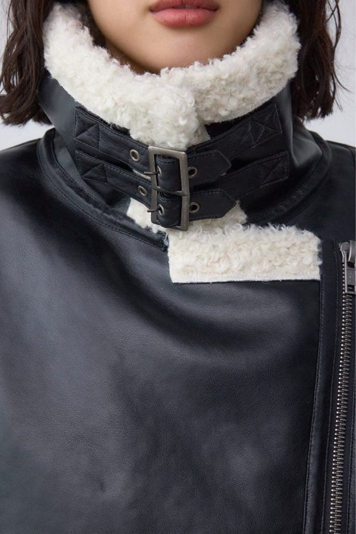 フェイクレザー/フェイクムートンジャケット