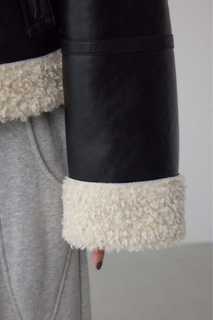 フェイクレザー/フェイクムートンジャケット