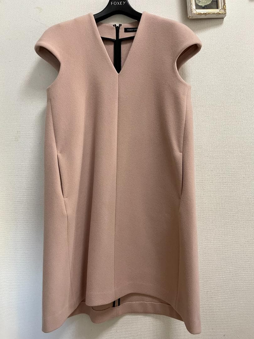 【美品】YOKOCHAN　ヨ－コチャン　キャップスリーブワンピース♡