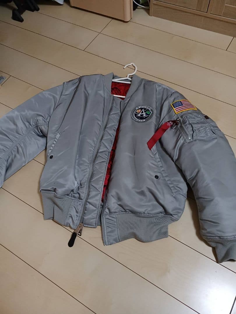 【美品】ALPHA INDUSTRIES APOLO ワッペン MA-1