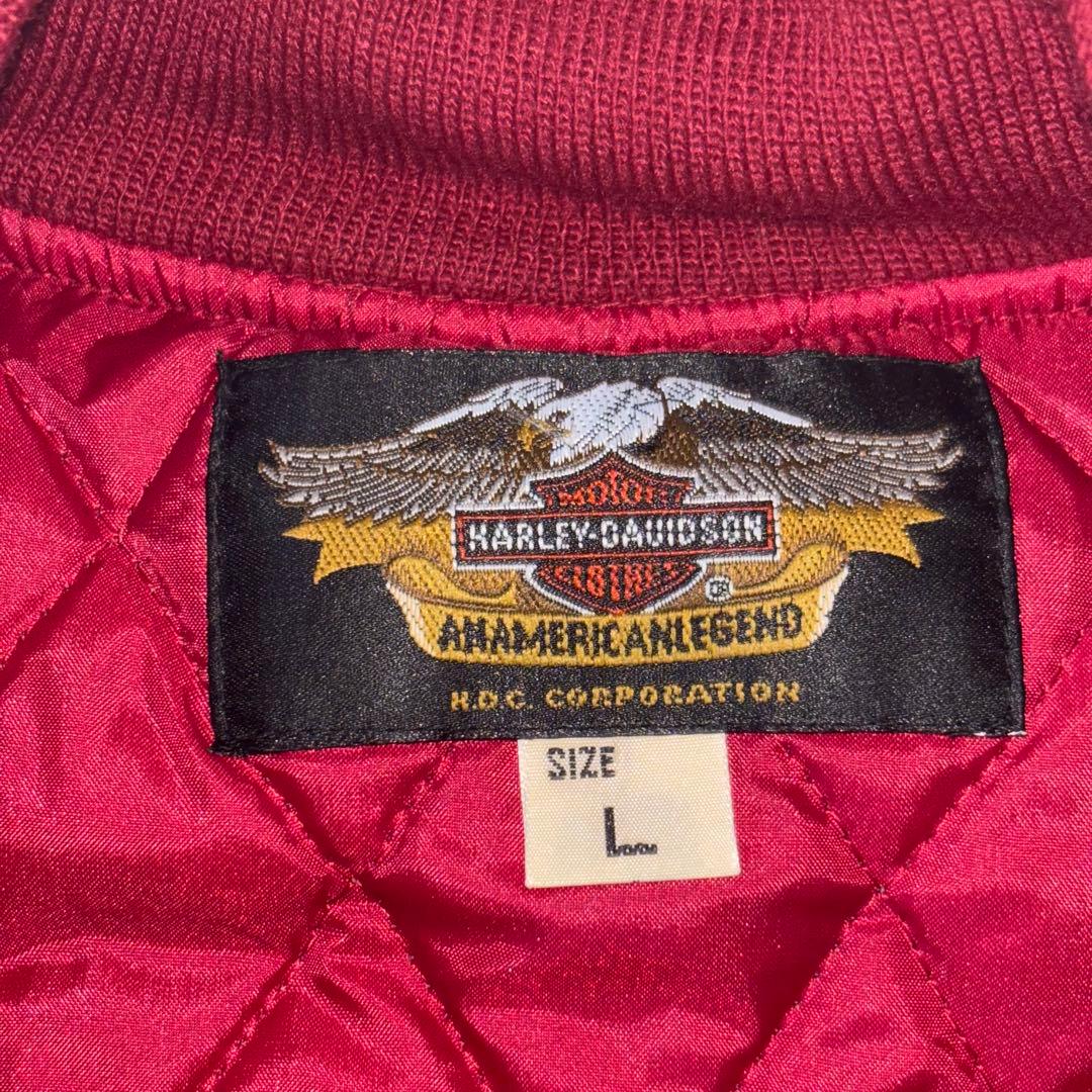 Harley-Davidson ハーレーダビッドソン　別珍　スカジャン　Lサイズ