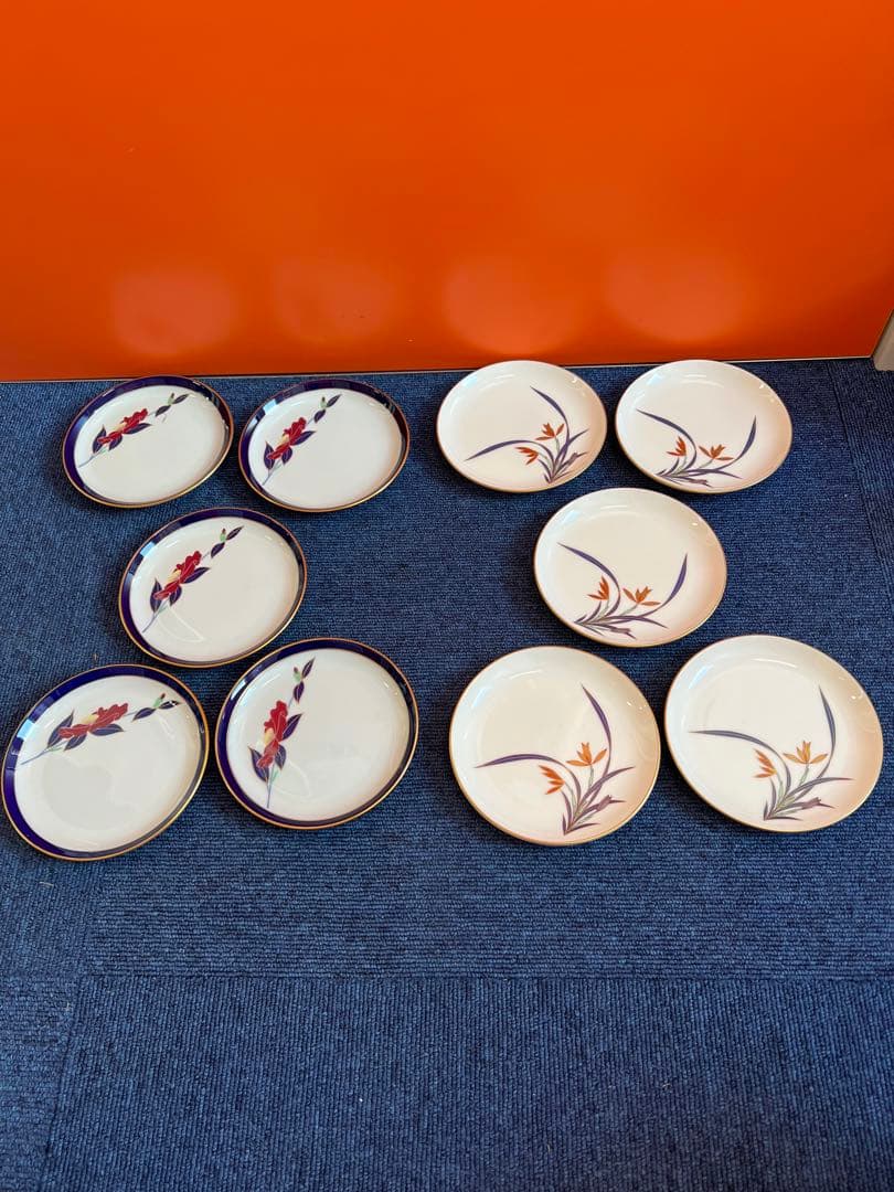 1400 香蘭社　金彩　皿　10客　未使用