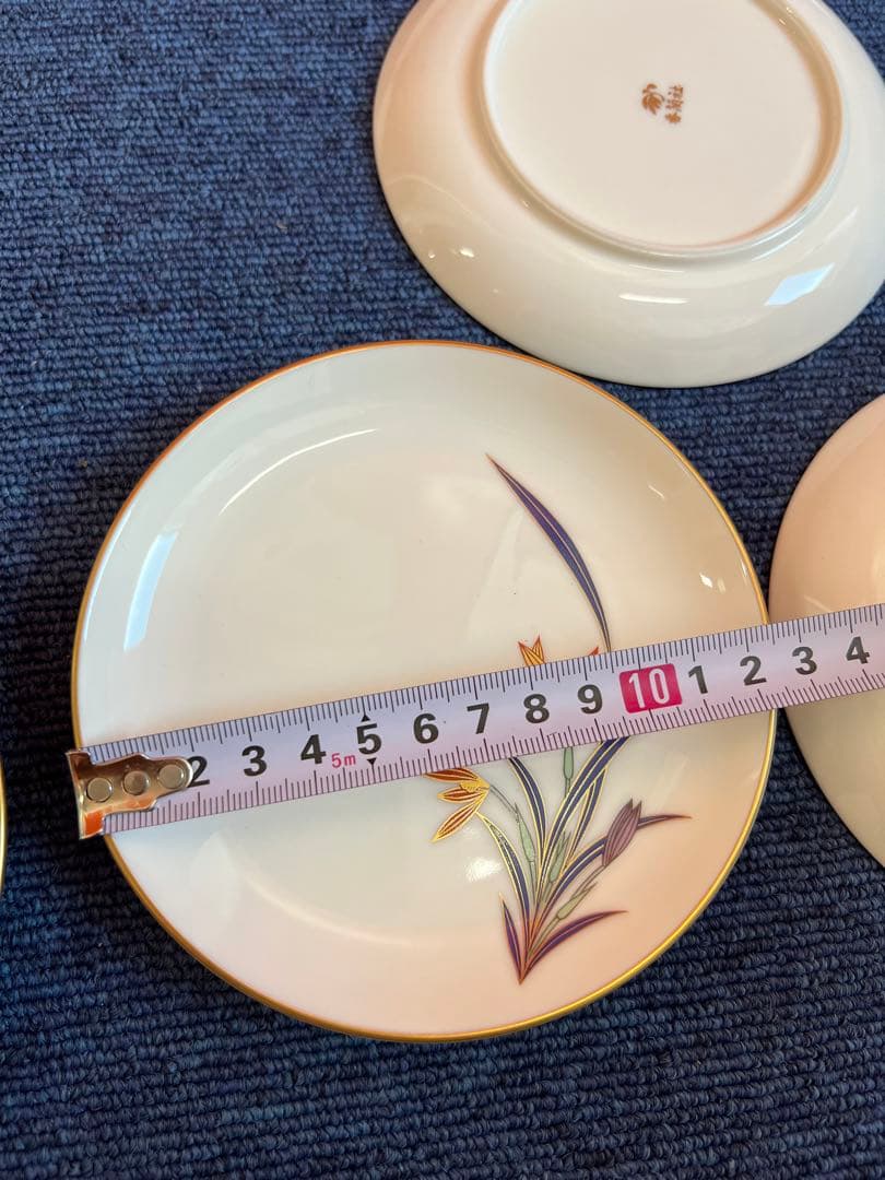 1400 香蘭社　金彩　皿　10客　未使用