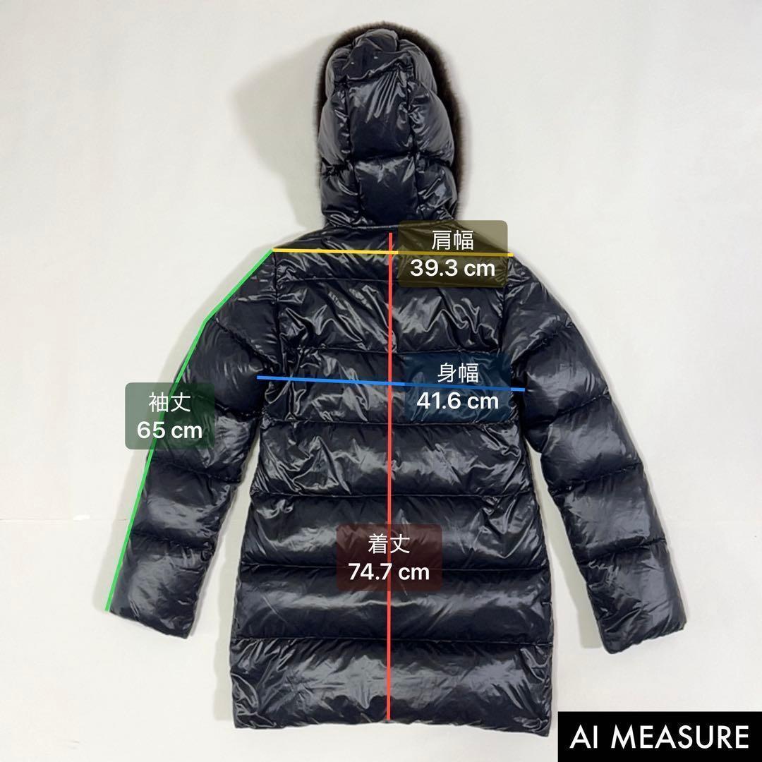 デュベティカ KAPPA ダウンコート フード ファー ブラック 40 L