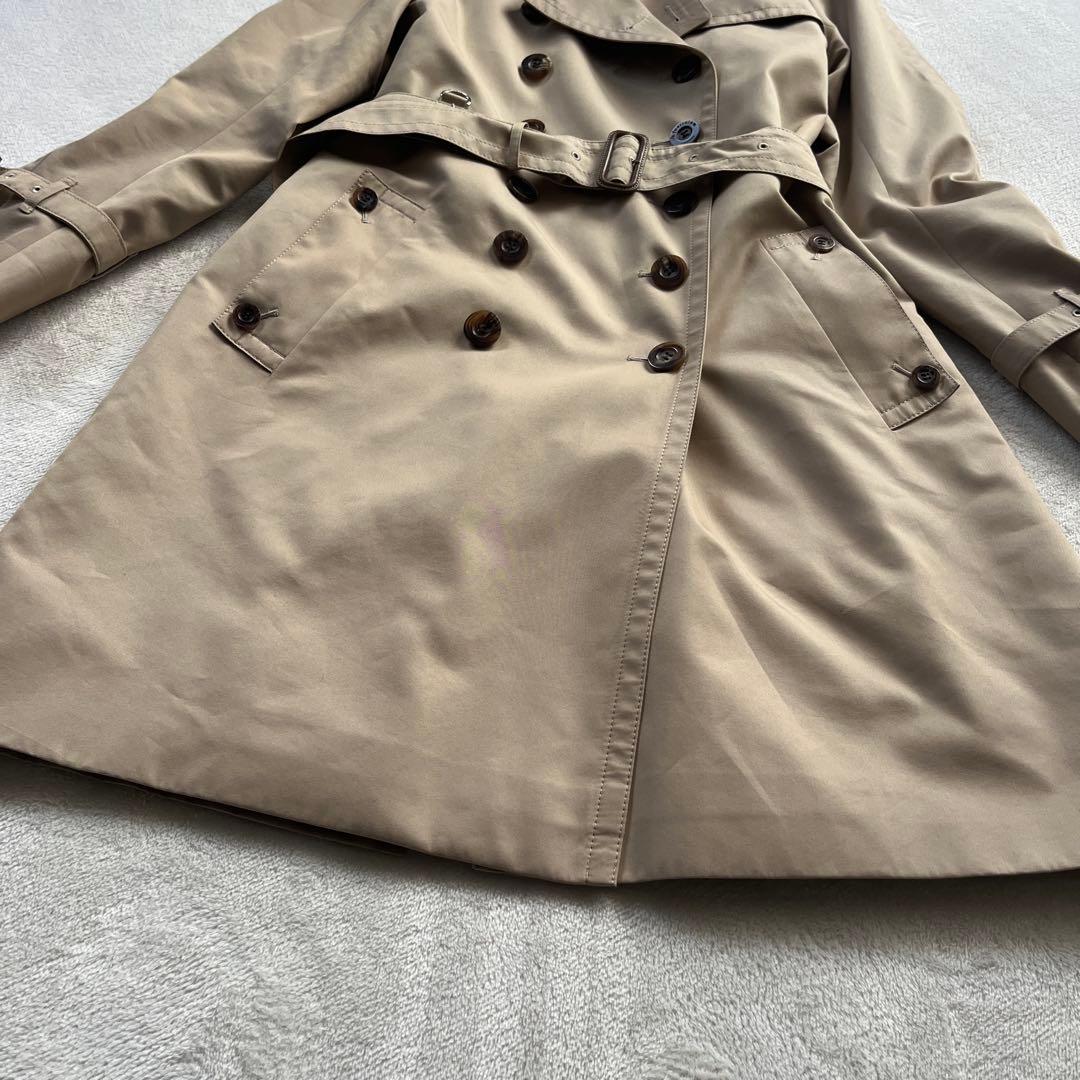 ★良品　アクアスキュータム　トレンチコート　ライナー　ベルト　ダブル　チェック