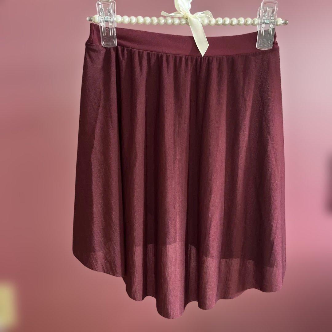 チャコット　バレエ長袖レオタードMサイズ スカートSサイズ