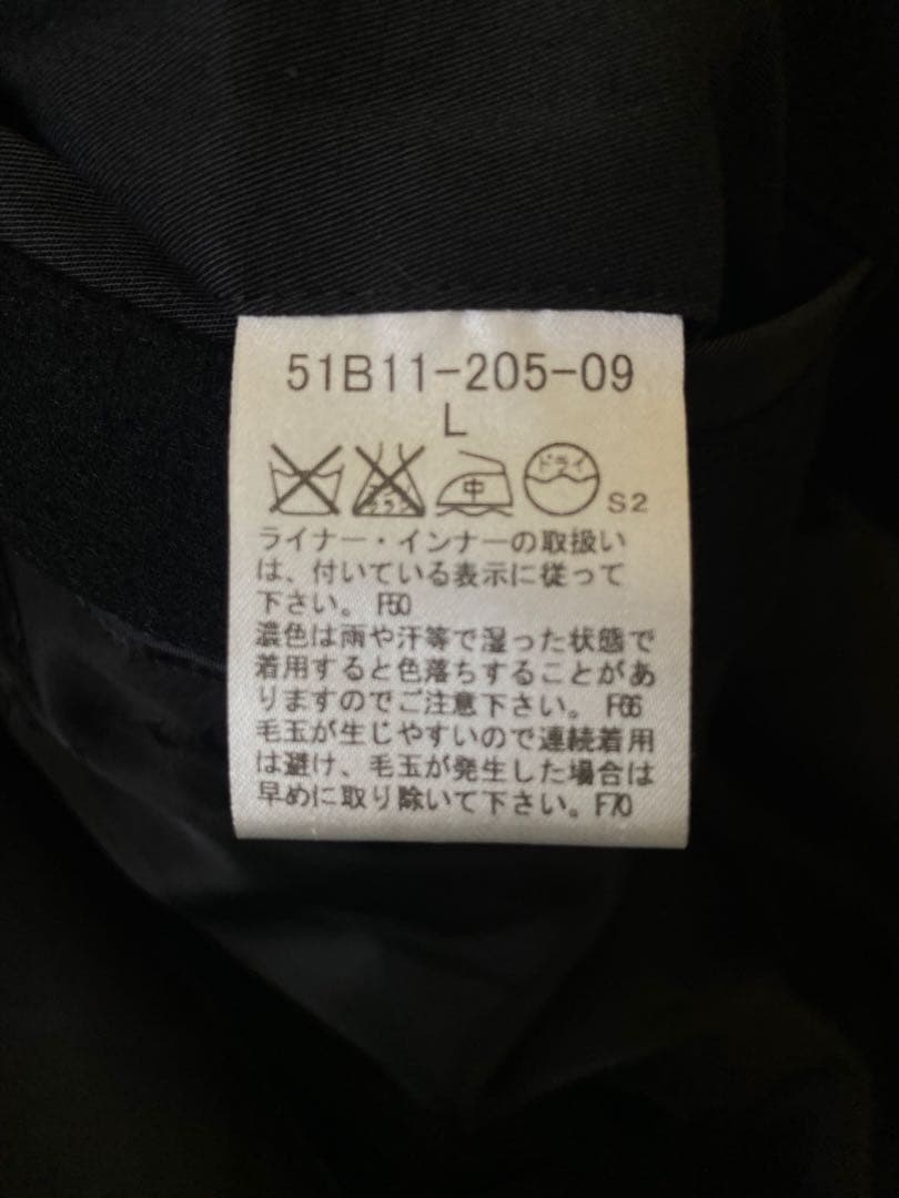 【超美品】ブラックレーベルクレストブリッジ ウールトレンチコート ライナー付