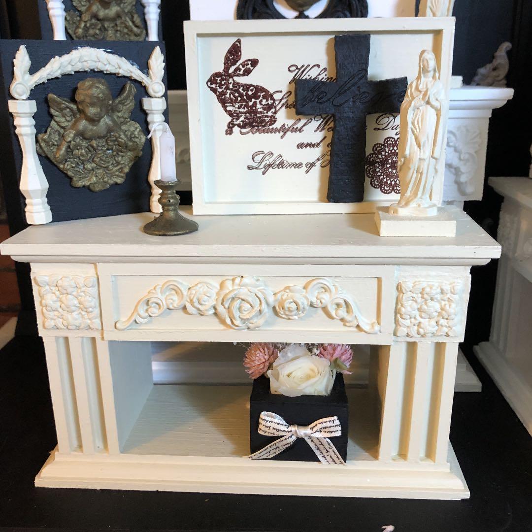 minnie mom様♡専用　マントルピース　クリームバニラ