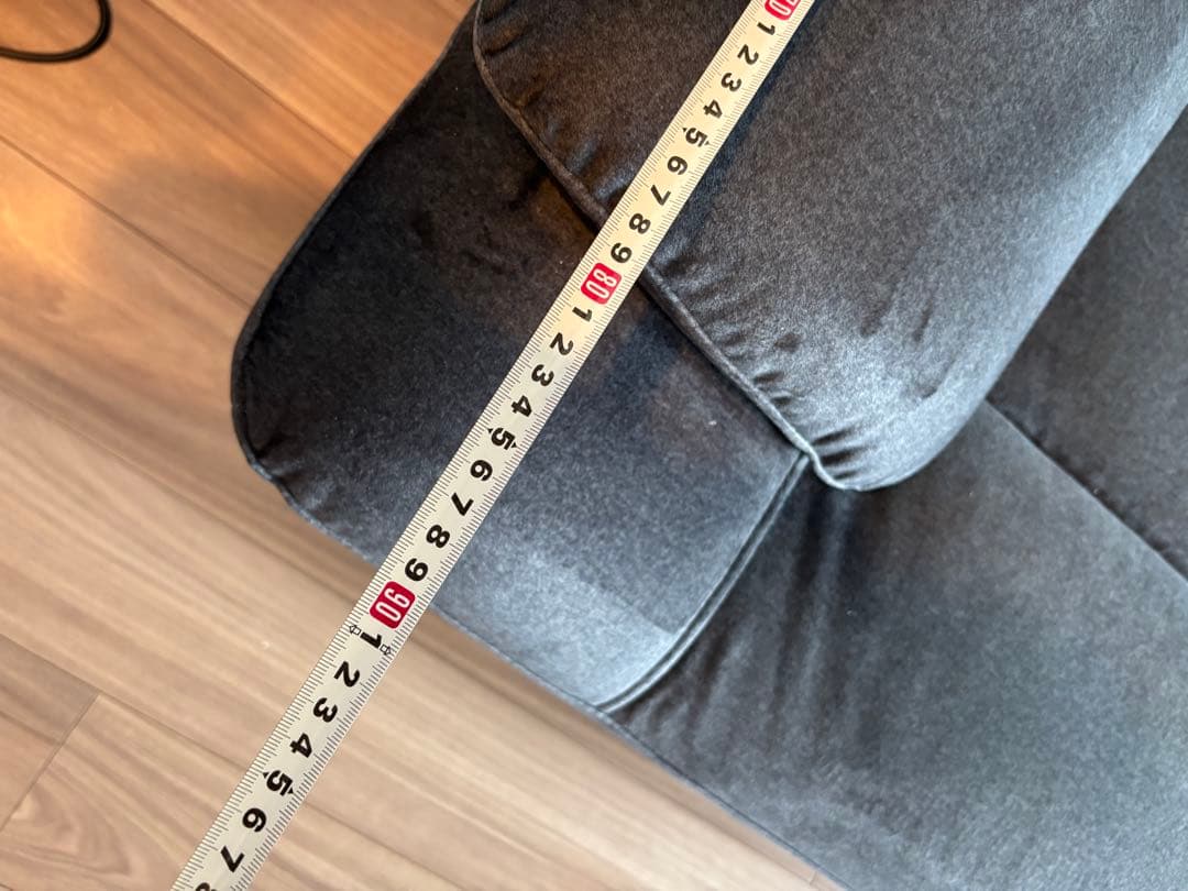 島忠×ニトリ　2.5人掛けソファ　WGF キルトⅡ　ネイビー