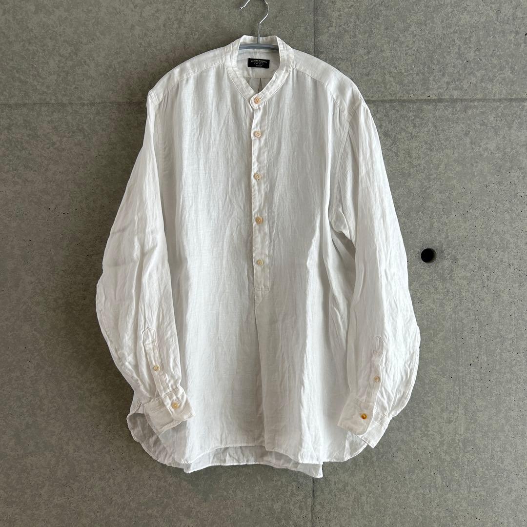 MAATEE&SONS Musterwerk 極上リネン薄 プルオーバーシャツ