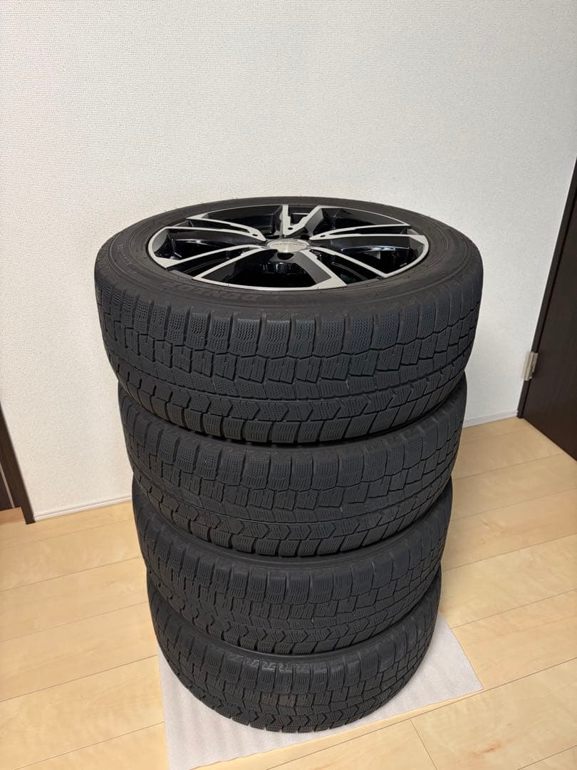 ★中古美品★ ベンツw205 スタッドレス　DUNLOP 225/50/R17