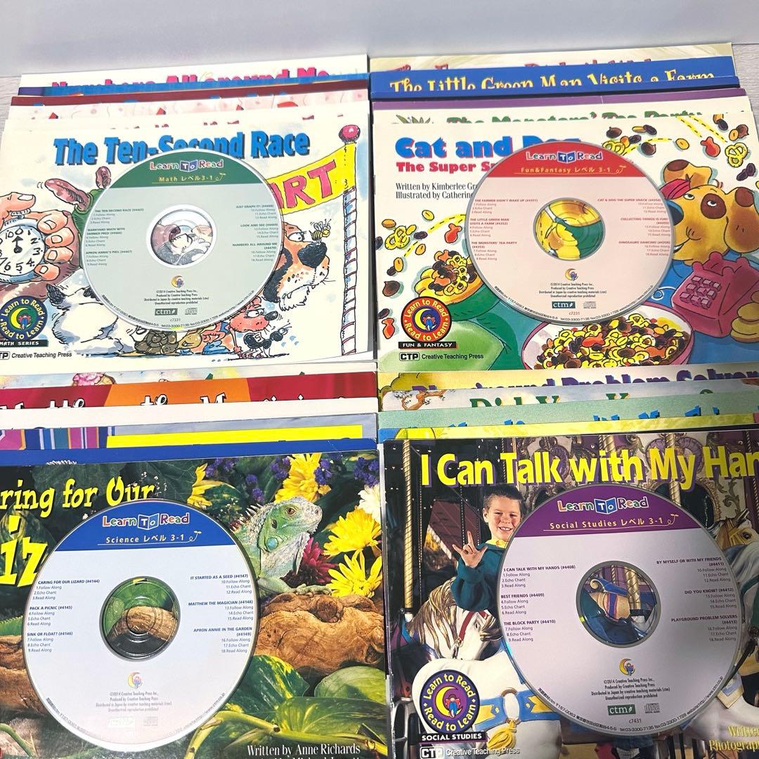 英語教材 CTP Learn To Read 3-1 24冊& CD4枚