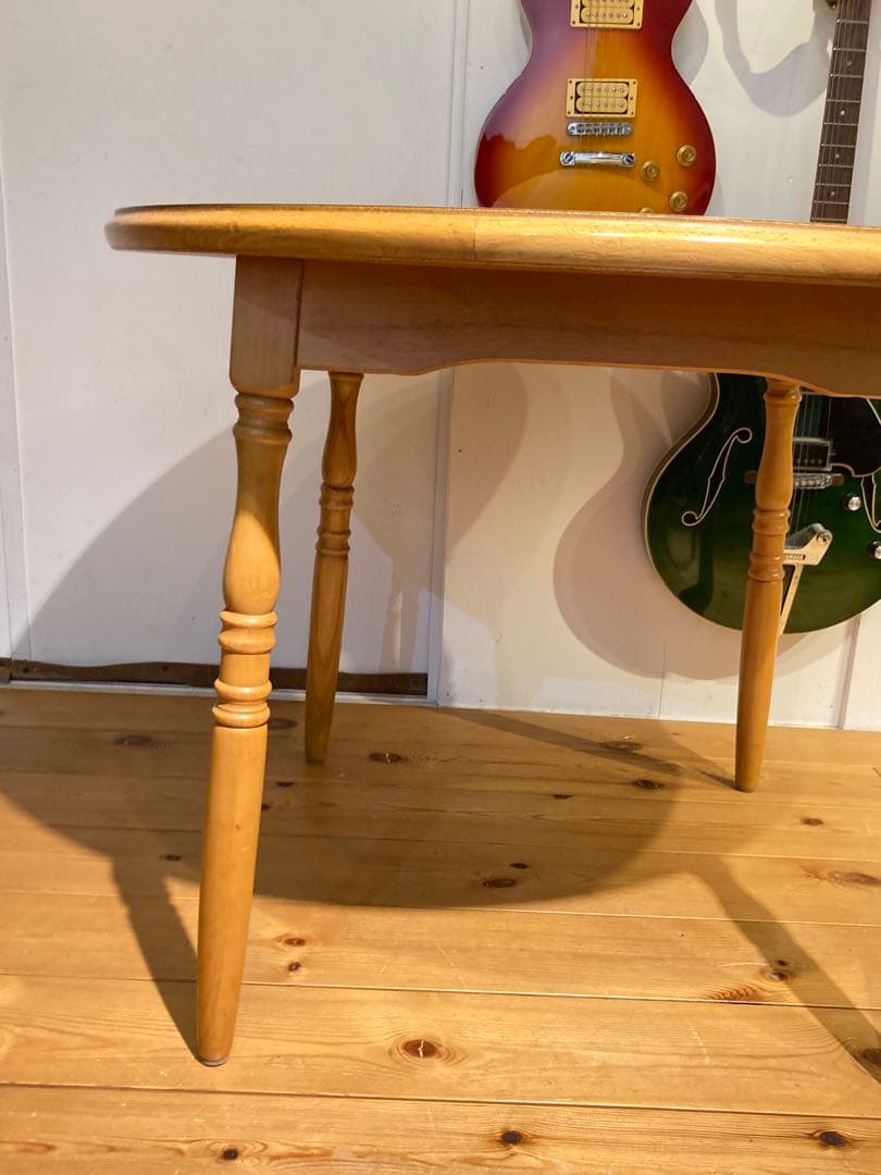 希少 太平winds ナチュラル 丸テーブル 飛騨家具 コーヒーテーブル カフ