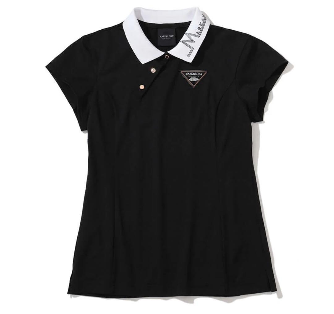 MARK&LONA フレンチスリーブ ポロシャツ