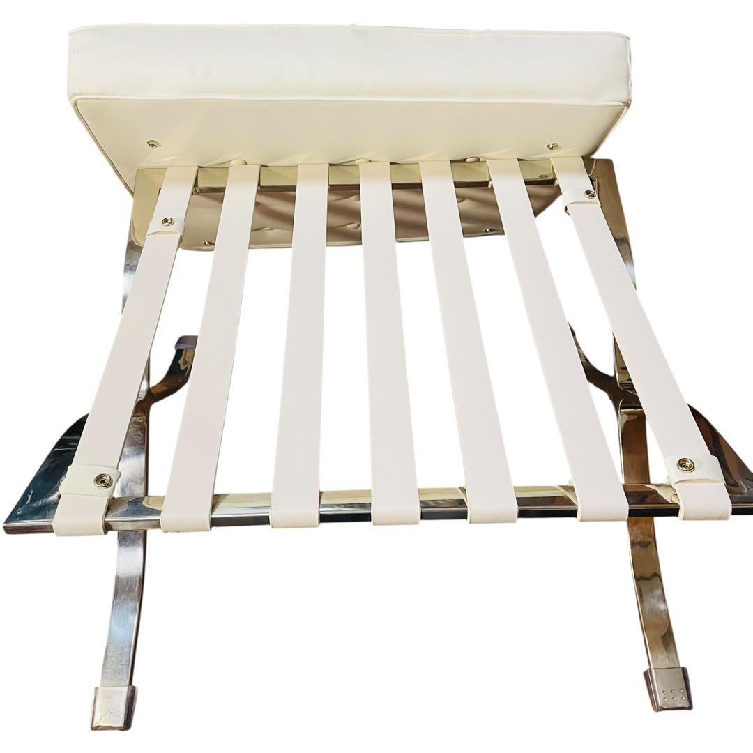 超美品 バルセロナチェア　リプロダクト ソファチェア オットマン付き 1人用