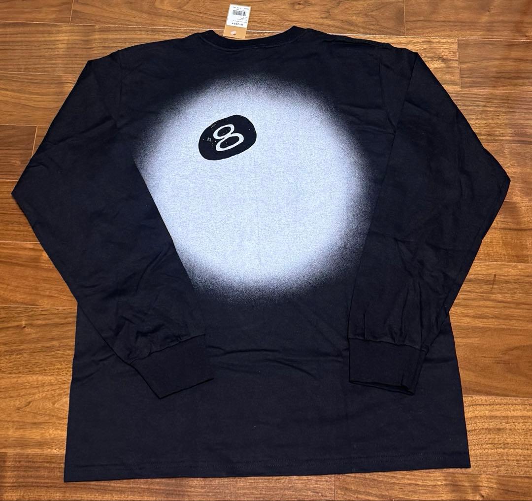 Stussy 22AW 8 Ball Fade L/S Tee Mサイズ