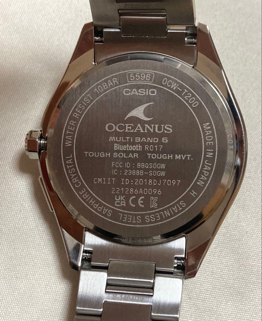 極美品！OCEANUS オシアナス OCW-T200S-7AJF ホワイト