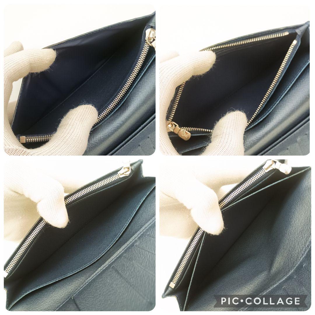 【美品SS】ルイヴィトン　エピ　ポルトフォイユブラザNM　ブルーマリーヌ　新型