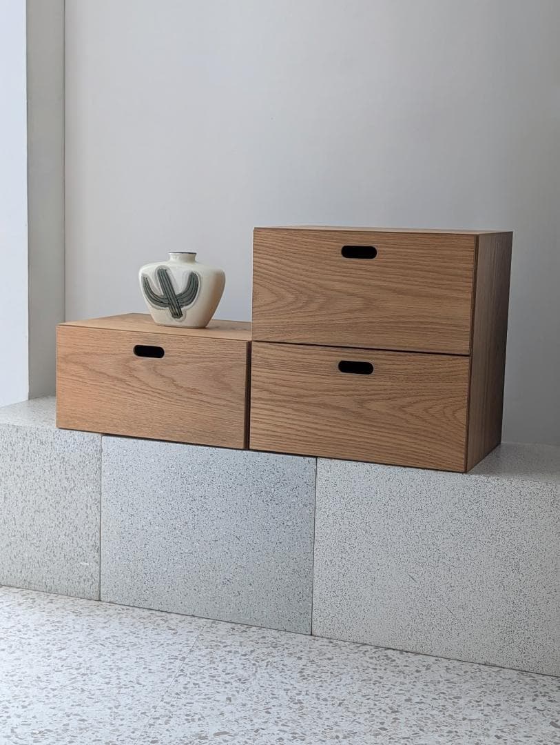 ⚠12/16まで値下げ中 MUJI スタッキングチェスト 2個セット 2段+1段