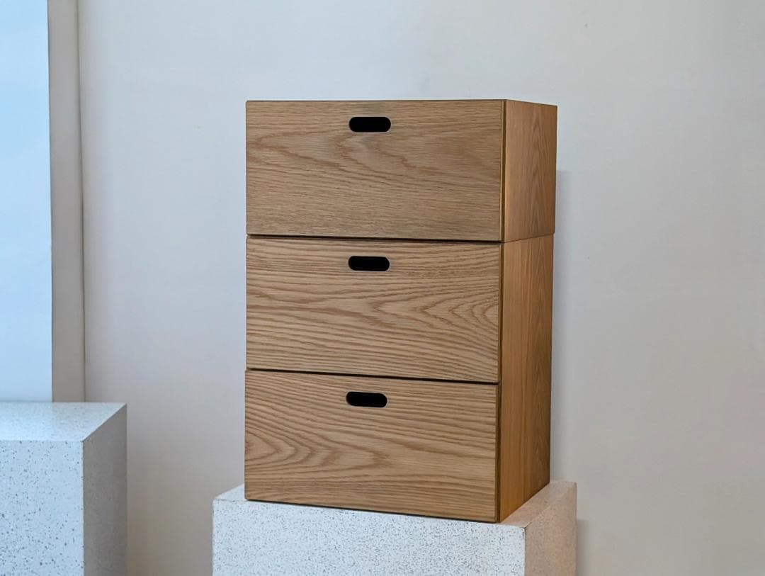 ⚠12/16まで値下げ中 MUJI スタッキングチェスト 2個セット 2段+1段