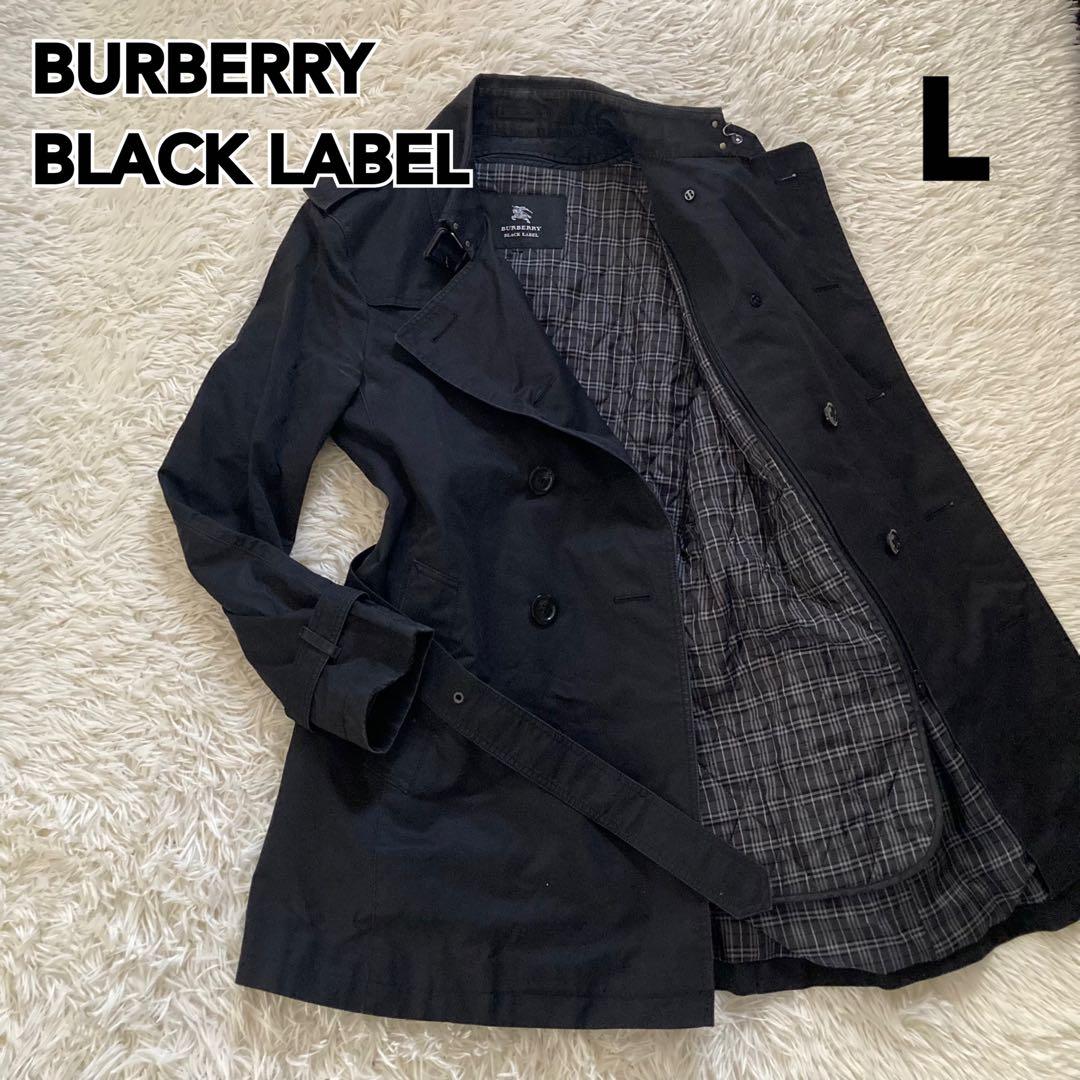 BURBERRY BLACK LABEL ブラックトレンチコート L