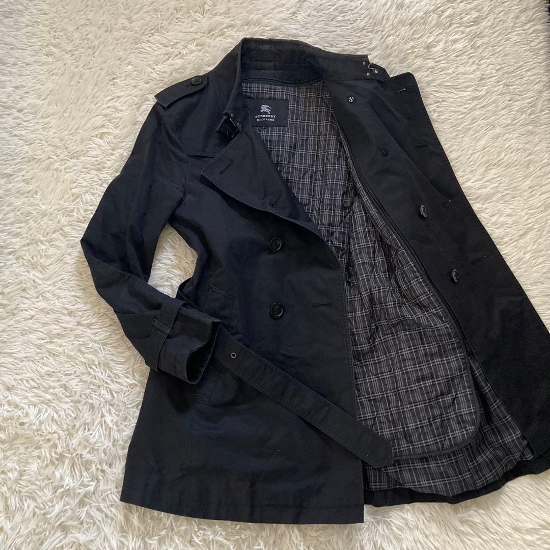 BURBERRY BLACK LABEL ブラックトレンチコート L