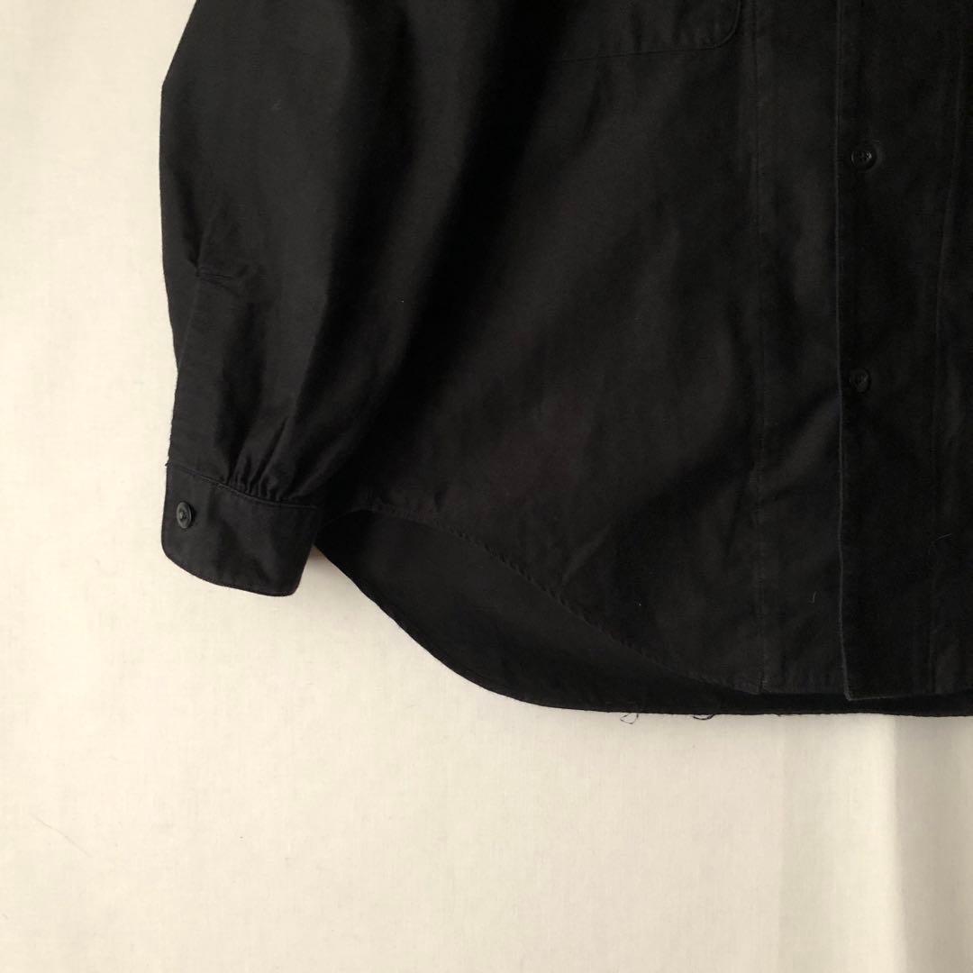 美品【春物】HAVERSACK ハバーサック ノーカラーシャツ M