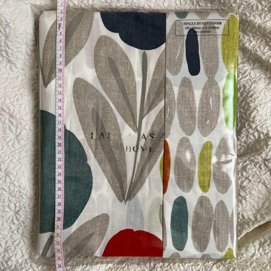 新品　未開封　ローラアシュレイ　掛け布団カバー　シングル　花柄　ドット　セレナ