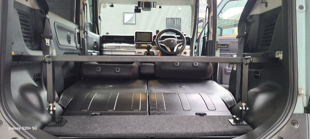 スペーシアMK53S専用ベッドキット.レザータイプ引き取り限定