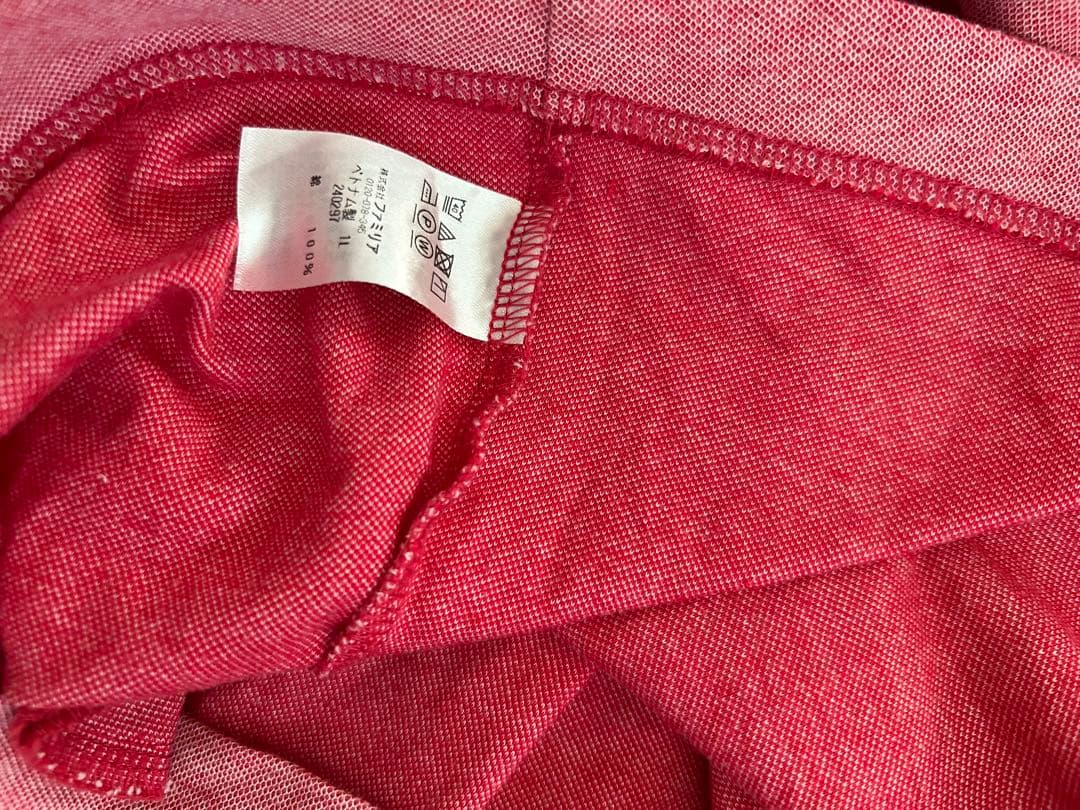 familiar赤い半袖ワンピース 100cm