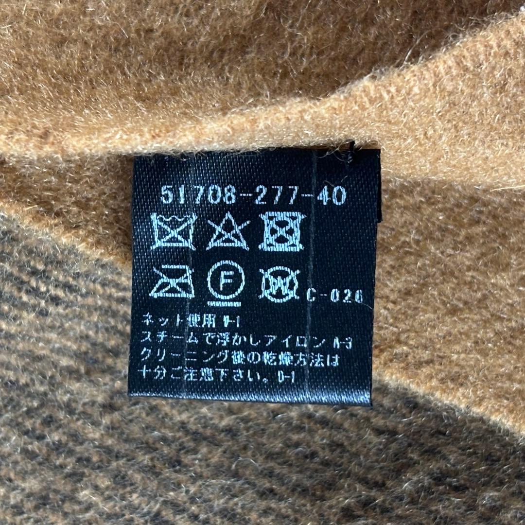 【美品】 ジョンストンズ × ブラックレーベル カシミヤ100% マフラー