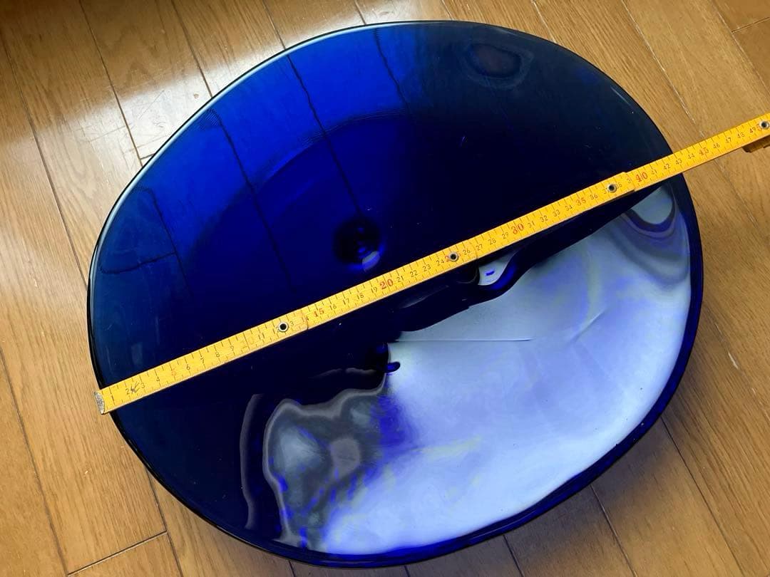 未使用⭐︎国産⭐︎ガラス大皿⭐︎作家⭐︎インテリア⭐︎花器