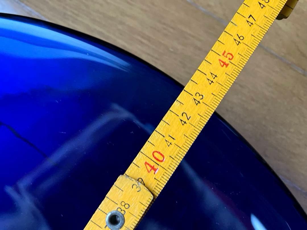 未使用⭐︎国産⭐︎ガラス大皿⭐︎作家⭐︎インテリア⭐︎花器