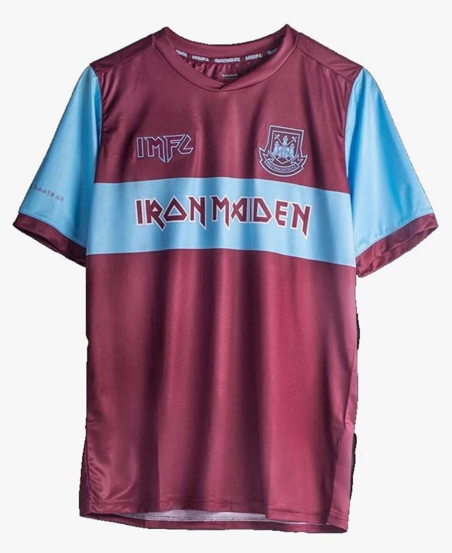 Iron Maiden x West Ham コラボ ユニフォーム Ｌ