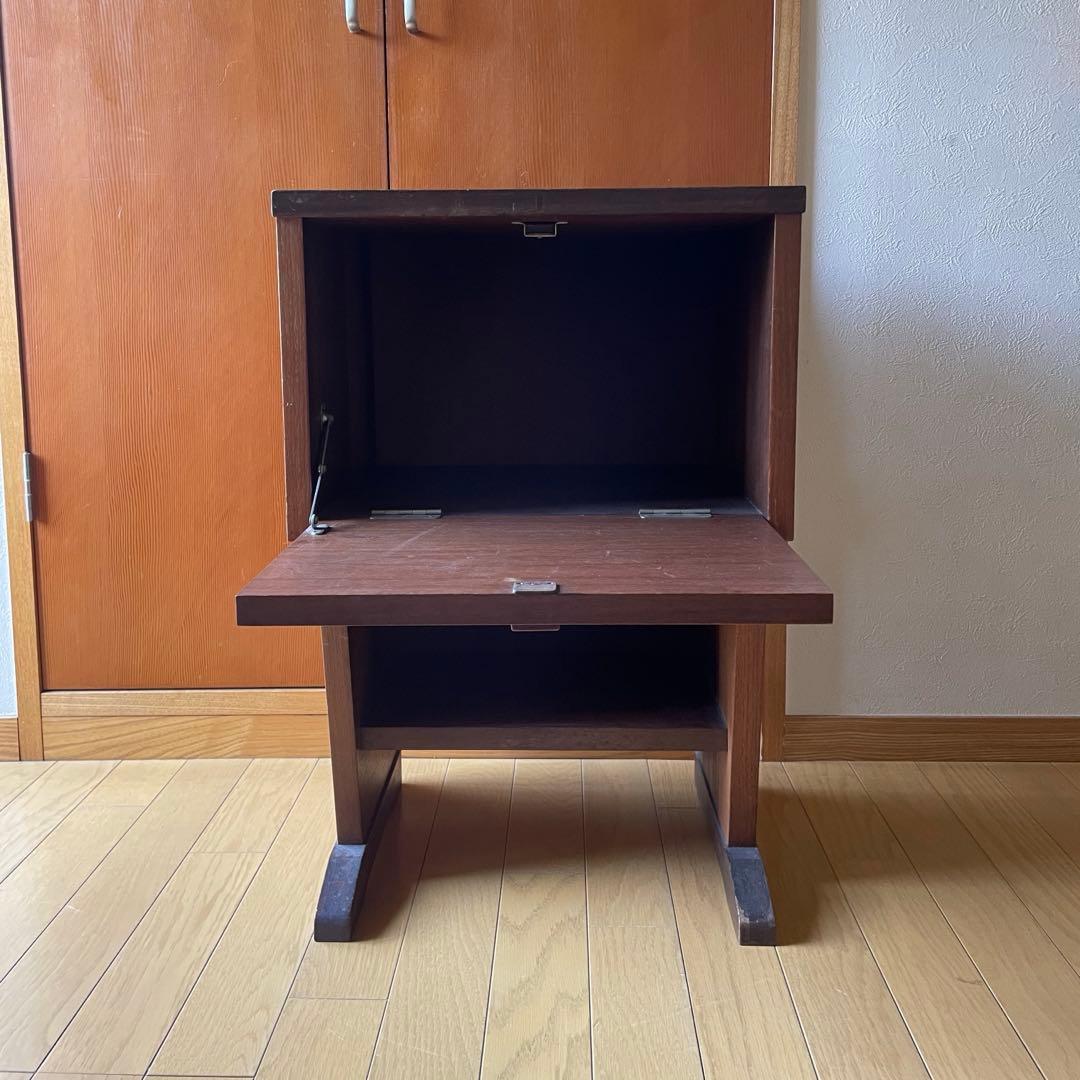 vintage 60~70年代 ナイトテーブル 木製