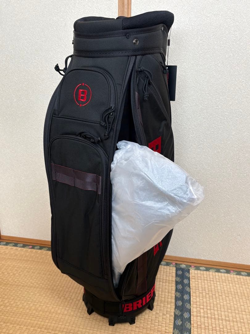 未使用)ブリーフィング キャディバッグ 25年モデル CR-5#04 ブラック