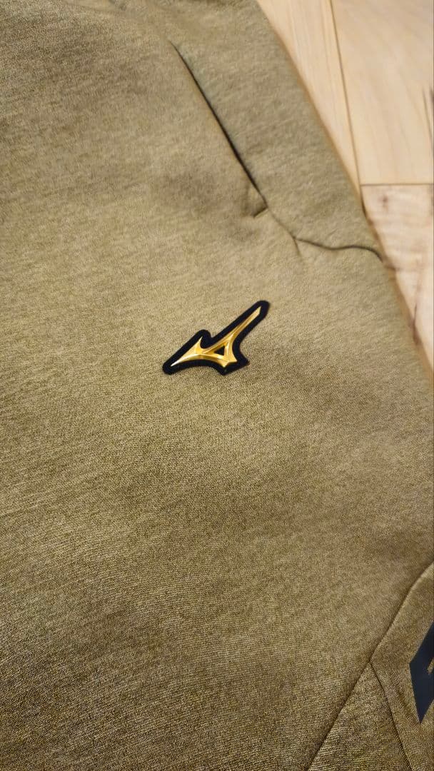 ミズノプロ カーキ　パーカー　上下セット　セットアップ　Oサイズ