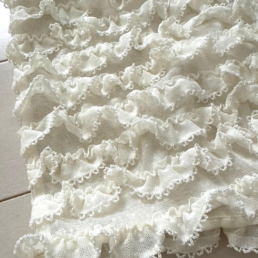 PINK HOUSE フロッキーブラウス ホワイト