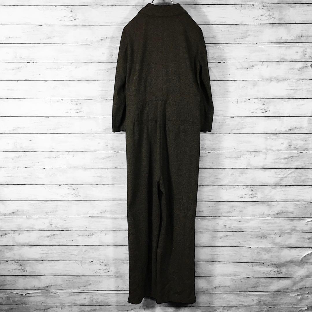 美品！ ヴェルメイユパーイエナ ダブル ツイードオールインワン つなぎ 38