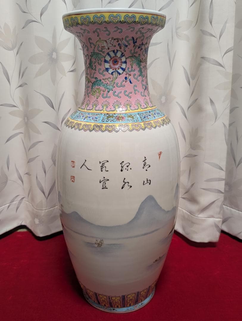 景徳鎮　大壺　花瓶　高さ60cm