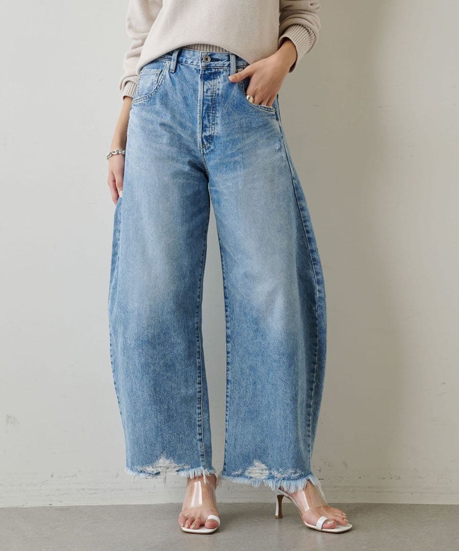 ウィムガゼット　whim gazette ラインカーブDENIM インディゴ36