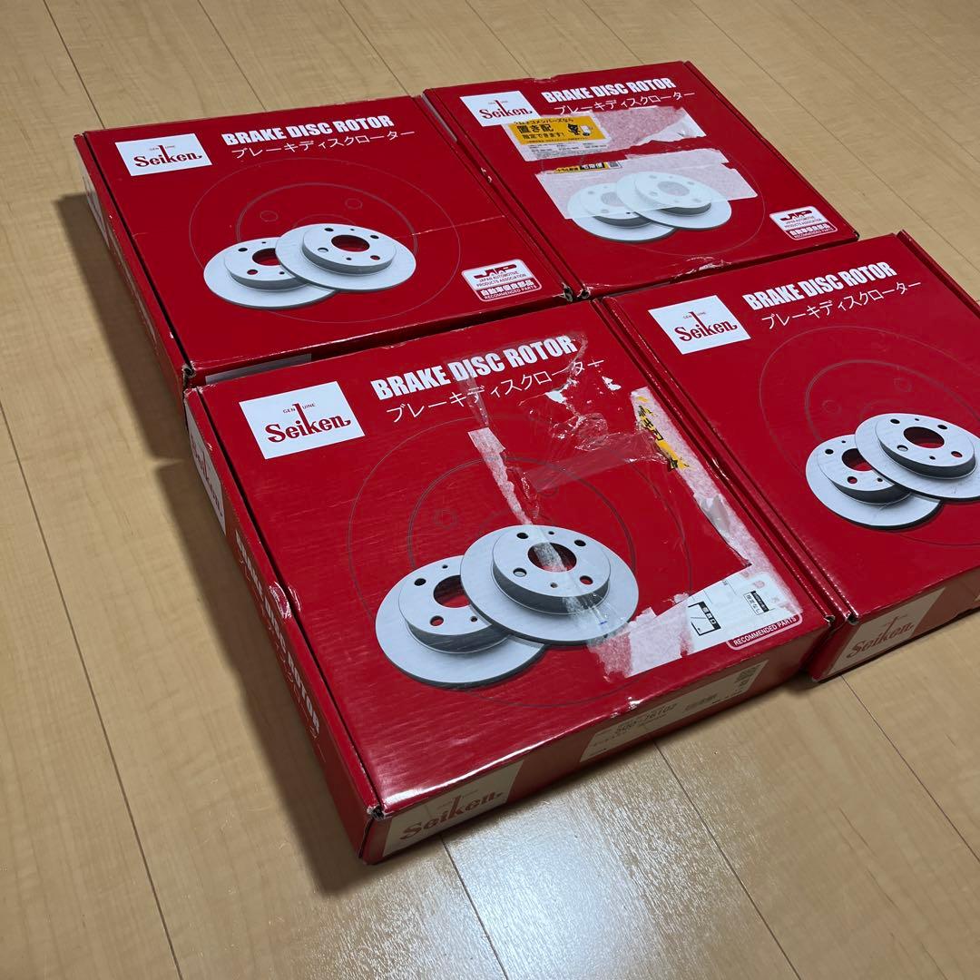 【未使用】GRB Seiken ブレーキディスクローター 前後4枚セット