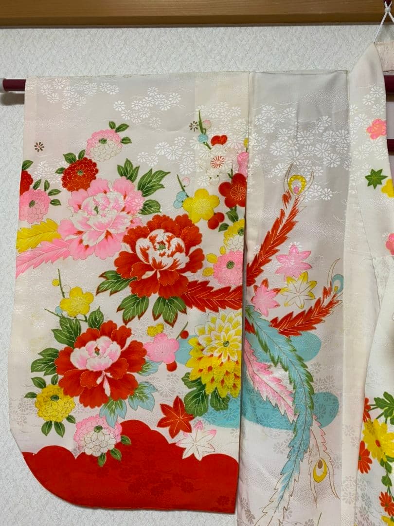 No.70正絹アンティーク子供着物着丈92センチ裄丈47センチ